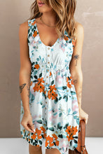 Load image into Gallery viewer, Button Down Sleeveless Dress available in multiple print options