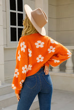 Load image into Gallery viewer, New Arrival - Floral Open Front Fuzzy Cardigan