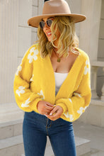 Load image into Gallery viewer, New Arrival - Floral Open Front Fuzzy Cardigan