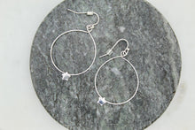 Load image into Gallery viewer, Silver star earrings