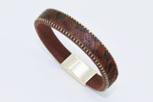 Load image into Gallery viewer, Magnetic closure animal print bracelet