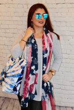 Load image into Gallery viewer, New Arrival --- Red, White &amp; Blue Scarf