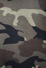 Load image into Gallery viewer, Olive Camo Short Sleeve V-Neck top