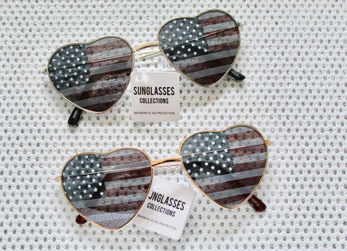 Red, White & Blue Flag Sunglasses