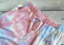 Load image into Gallery viewer, Tie Dye Jogger Pants with elastic waist/ruched bottom w/pockets