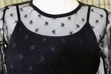 Load image into Gallery viewer, New Arrival --- Star Mesh Long Sleeve Top (Cami sold separately)