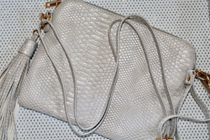 NEW ARRIVAL --- Clutch/Crossbody Handbag with Side Tassel