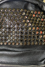 Load image into Gallery viewer, New Arrival ---Black Studded &amp; Rhinestone Knapsack