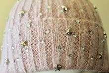 Load image into Gallery viewer, New Arrival --- Rhinestone Star Studded Hat with Removable Pom Pom