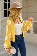 Load image into Gallery viewer, New Arrival - Floral Open Front Fuzzy Cardigan