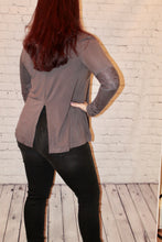 Load image into Gallery viewer, Long sleeve vintage embroidered top with lace detail on sleeves