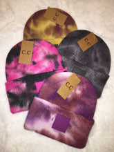 Load image into Gallery viewer, CC Tie Dye Beanie Knit Hat