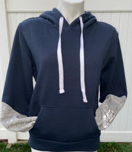 Load image into Gallery viewer, NEW ARRIVAL - Fleece Pullover Hoodie with Sequin LOVE detail