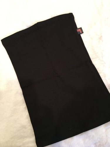 Black Two-Layer Face Covering